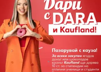 DARA и Kaufland с обща кауза в подкрепа на талантливи деца
