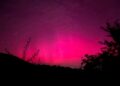 ПЪРВО В MONTANA-LIVE.TV: Мистериозно северно сияние оцвети небето в розово тази вечер над Монтана /публикация+снимки/ Montana Live TV