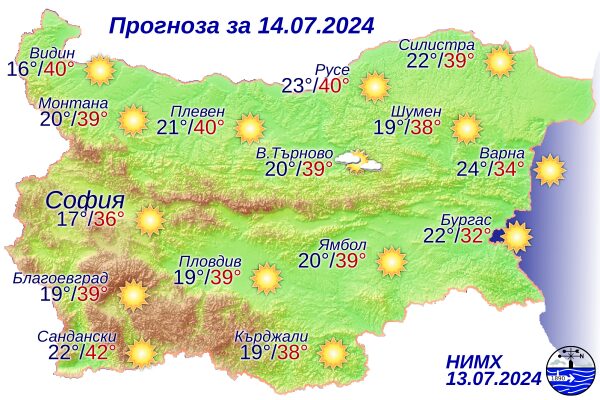 НИМХ с изпепеляваща прогноза за неделния ден - Montana Live TV