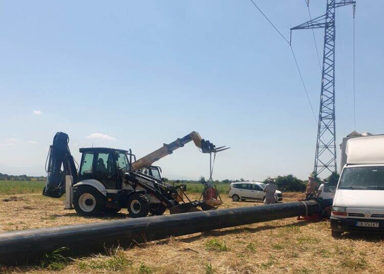 Спряно водоподаване в Лом и околните села заради присъединяване на нов водопровод /снимки/