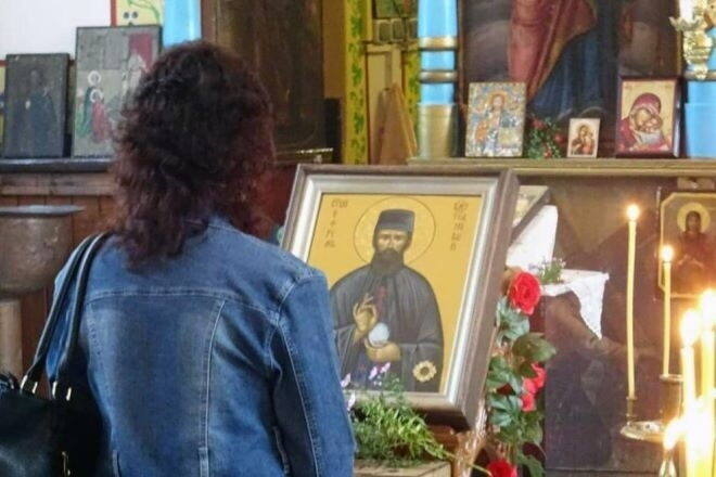 Чудотворната икона на Свети Ефрем Нови пристига в Лом /снимки/