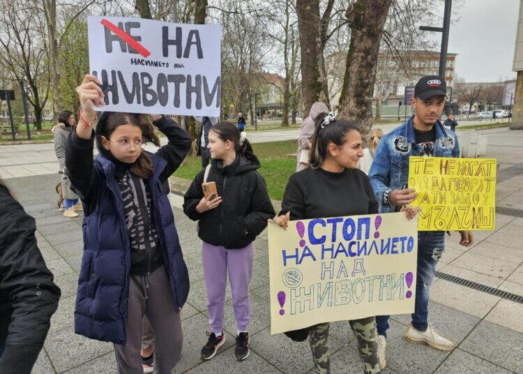 Млади хора в Монтана протестираха срещу насилието над животни /снимки/