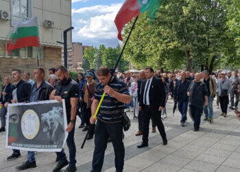 В Монтана излязоха на протест в защита на българския лев