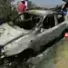 Кола пламна в движение и изпепели 15 декара жито край Монтанско