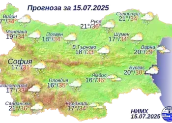 Гръмотевични бури и летни жеги очакват Монтана днес
