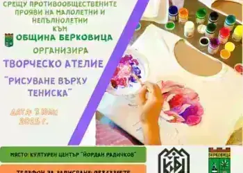 Деца ще рисуват върху тениски в Берковица