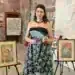 Изложба с графики, портрети и японска калиграфия показва Виктория Алексиева във Вършец