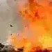 Пожар унищожи част от покрив на селскостопанска постройка в Горни Цибър