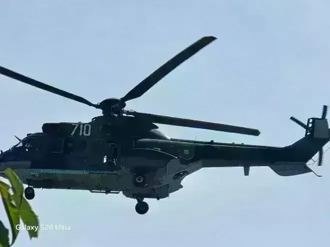Военни хеликоптери прелетяха над Северозапада и стреснаха хората /снимки/