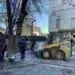 Площад „Жеравица“ в Монтана е почистен от натрупания сняг за новогодишното посрещане /снимки/
