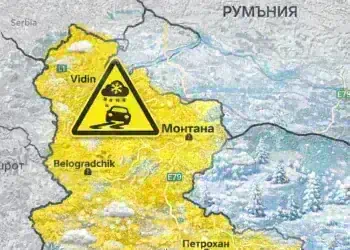 Сняг и навявания в Монтана, температурите падат под нулата
