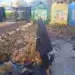 Пожар унищожи пластмасов контейнер за смет в Монтана