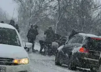 Кола се преобърна край Вършец, трима души се разминаха без наранявания