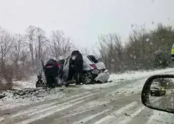 Тежка катастрофа на входа на Бързия затрудни движението в Монтанско