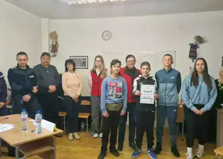 Четвърто ОУ „Иван Вазов“ в Монтана спечели общинския кръг на викторина за пътна безопасност