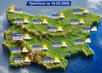 Слънчево и приятно време в страната, до 18° в Монтана