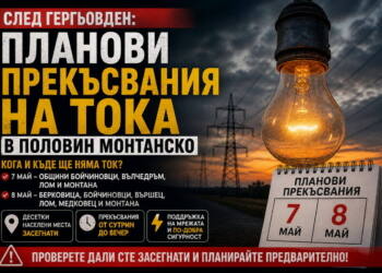 След Гергьовден: Планови прекъсвания на тока в половин Монтанско
