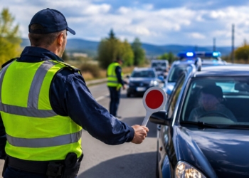 Шофьори с глоби и актове след акция на МВР в Монтана