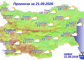 Захлаждане в Западна България: Студен фронт преминава през страната